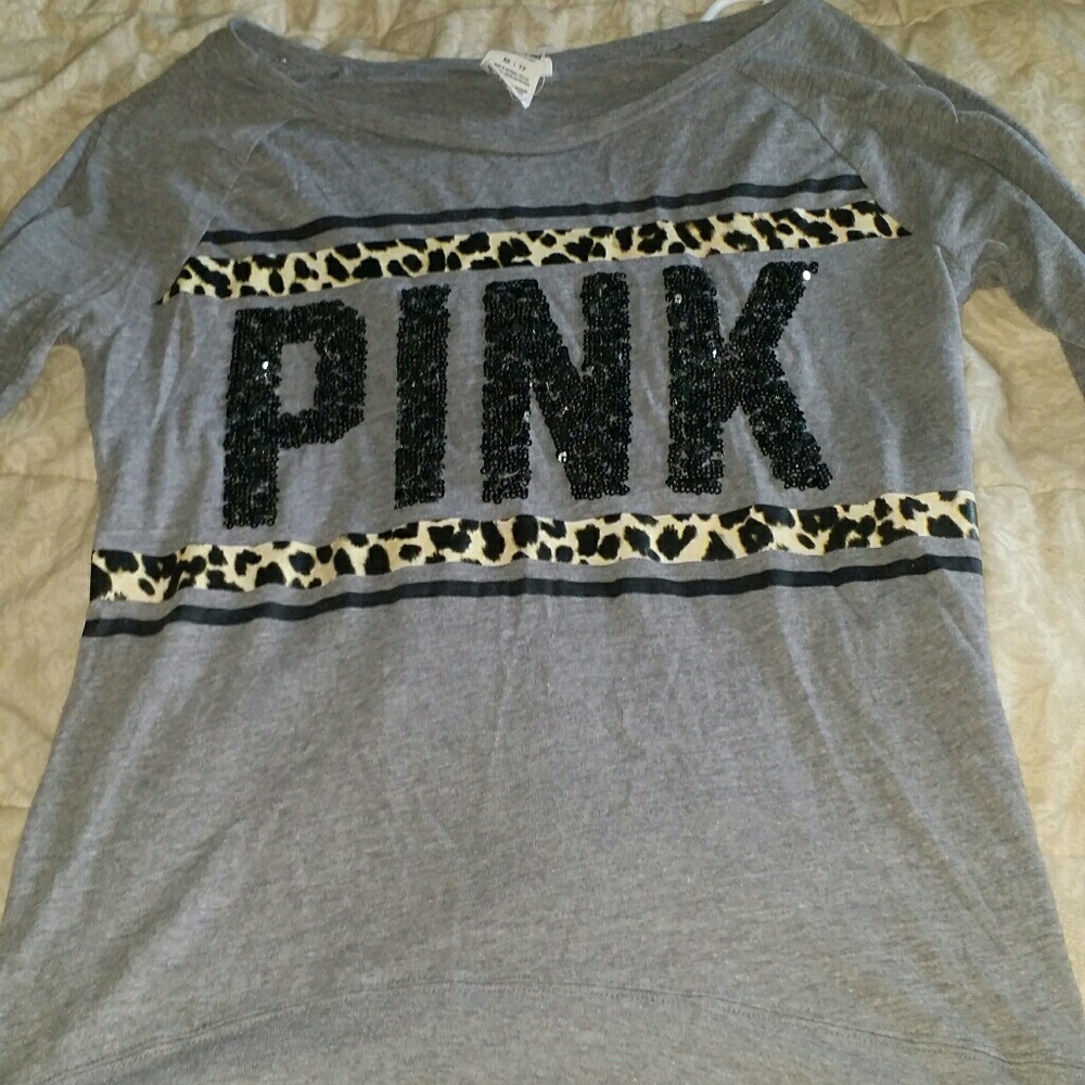 VS Pink long sleeve bling